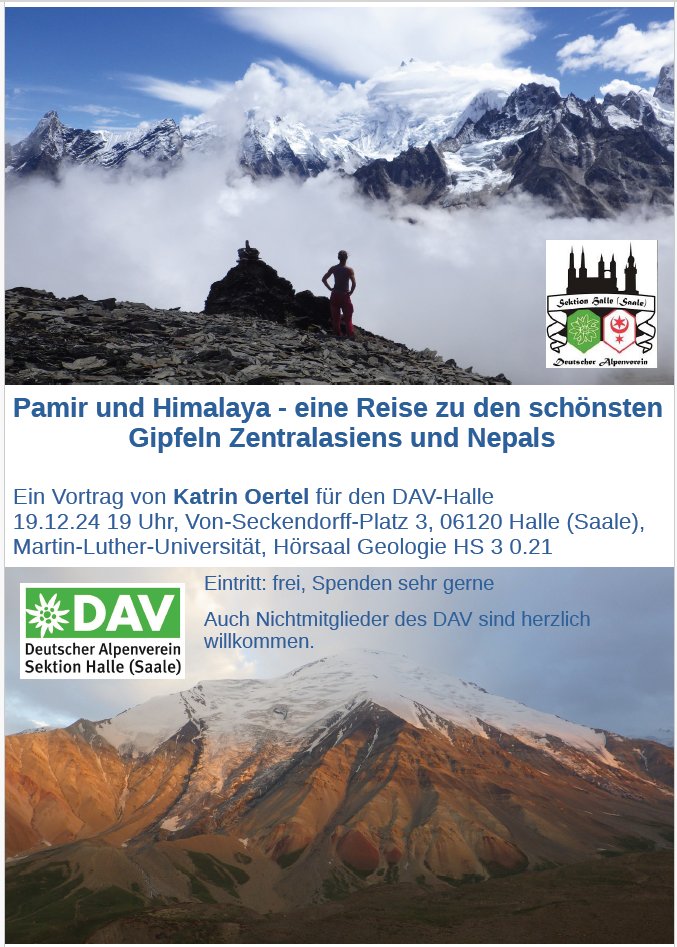 Vortragsposter Halle/Saale